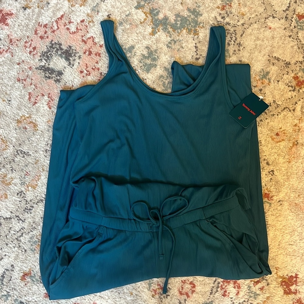 Tommy John Micro Ribbed Jumpsuit. Size M